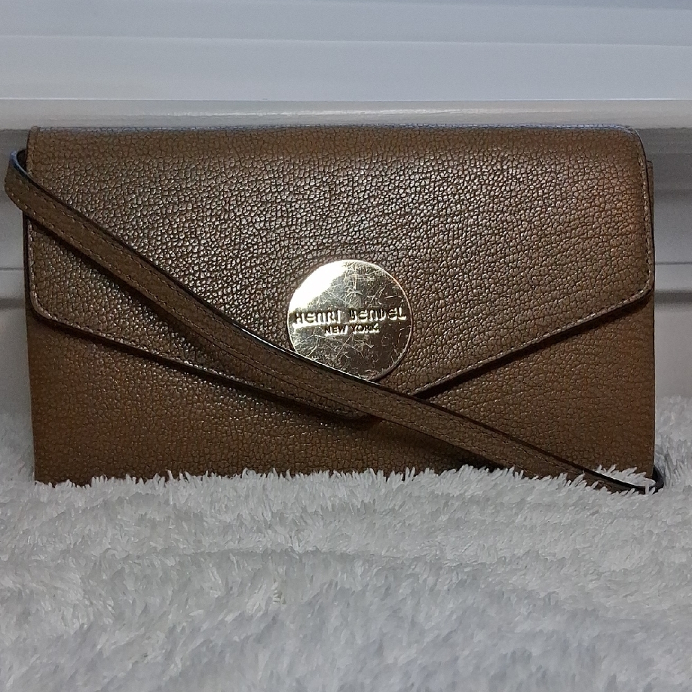 Henri Bendel Brown Leather Crossbody